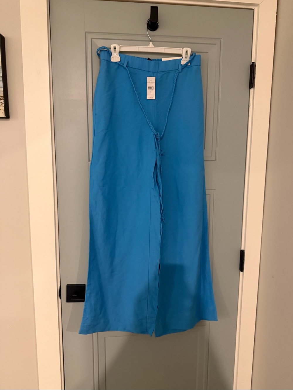 Ann Taylor Wide-Leg Pants in Bright Blue